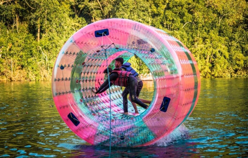 Exciting Zorbing Adventure in Dandeli